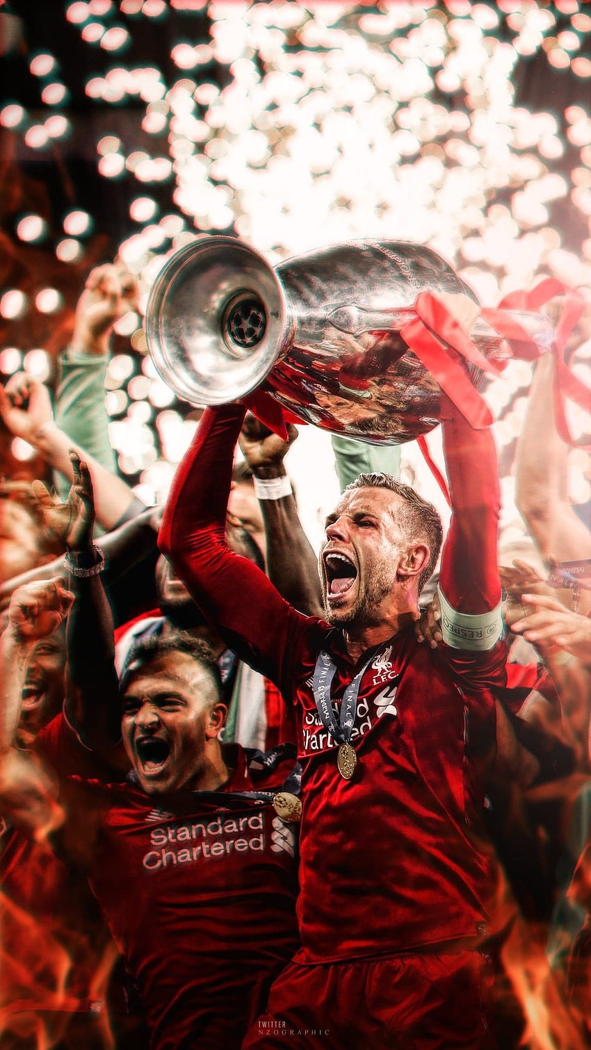 FC Liverpool, Jordan Henderson HD-Handy-Hintergrundbild