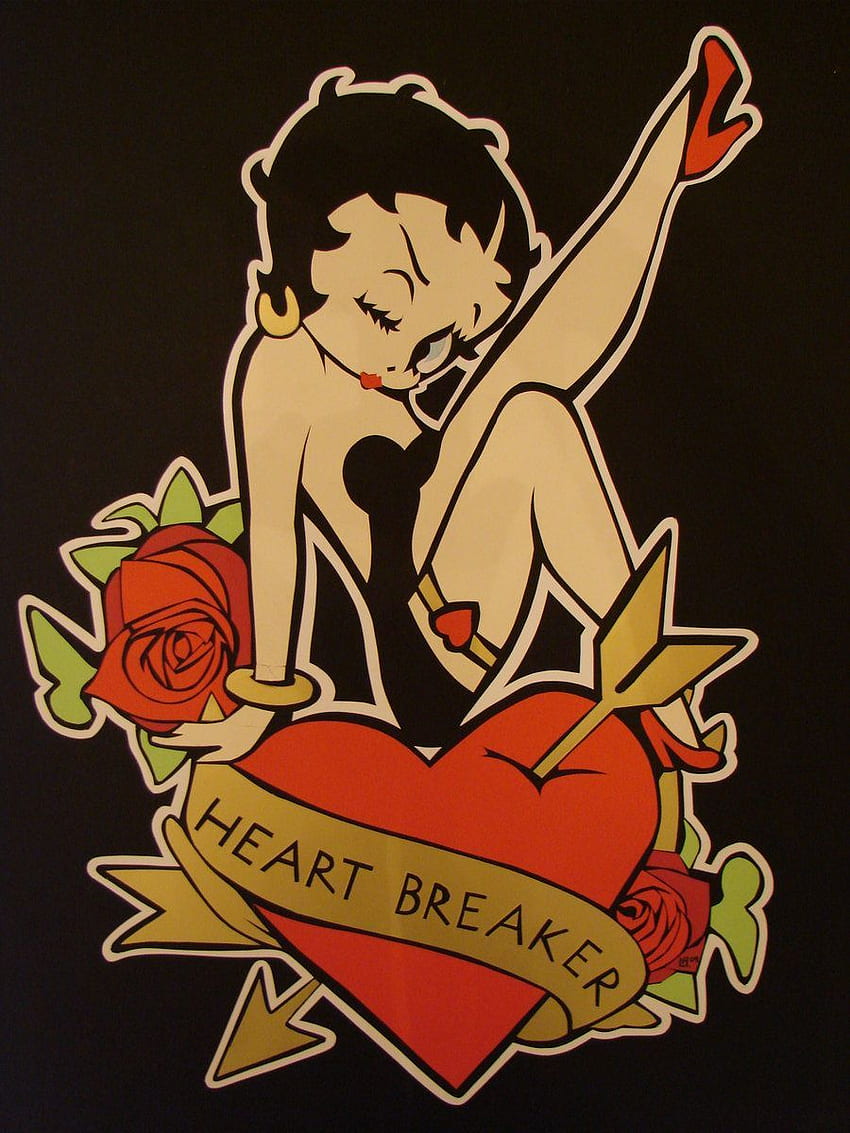 Black Betty Boop Betty boop by drawing2ink. Black betty boop, Betty boop, Betty boop cartoon HD電話の壁紙