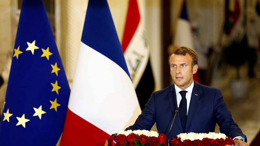 La Francia insiste sul ritorno del Mali al governo civile. Consiglio per le relazioni estere, Emmanuel Macron Sfondo HD