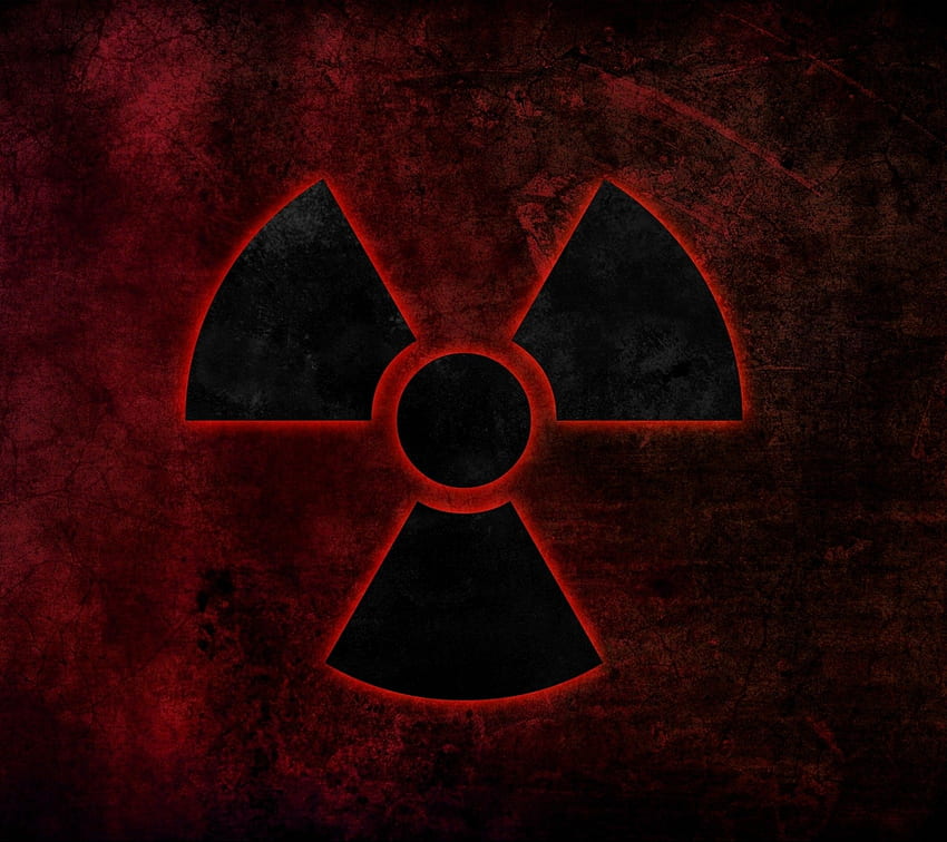 Data Src Amazing Radiactive For Andro - Cool Red Nuclear Sign - -, Símbolo nuclear fondo de pantalla