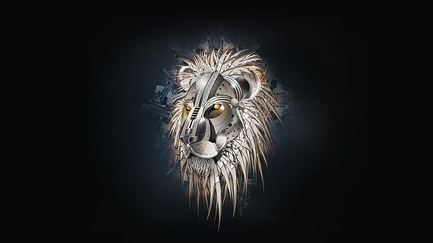 steampunk lion abstract . for . Lion , Lion , Abstract lion HD wallpaper