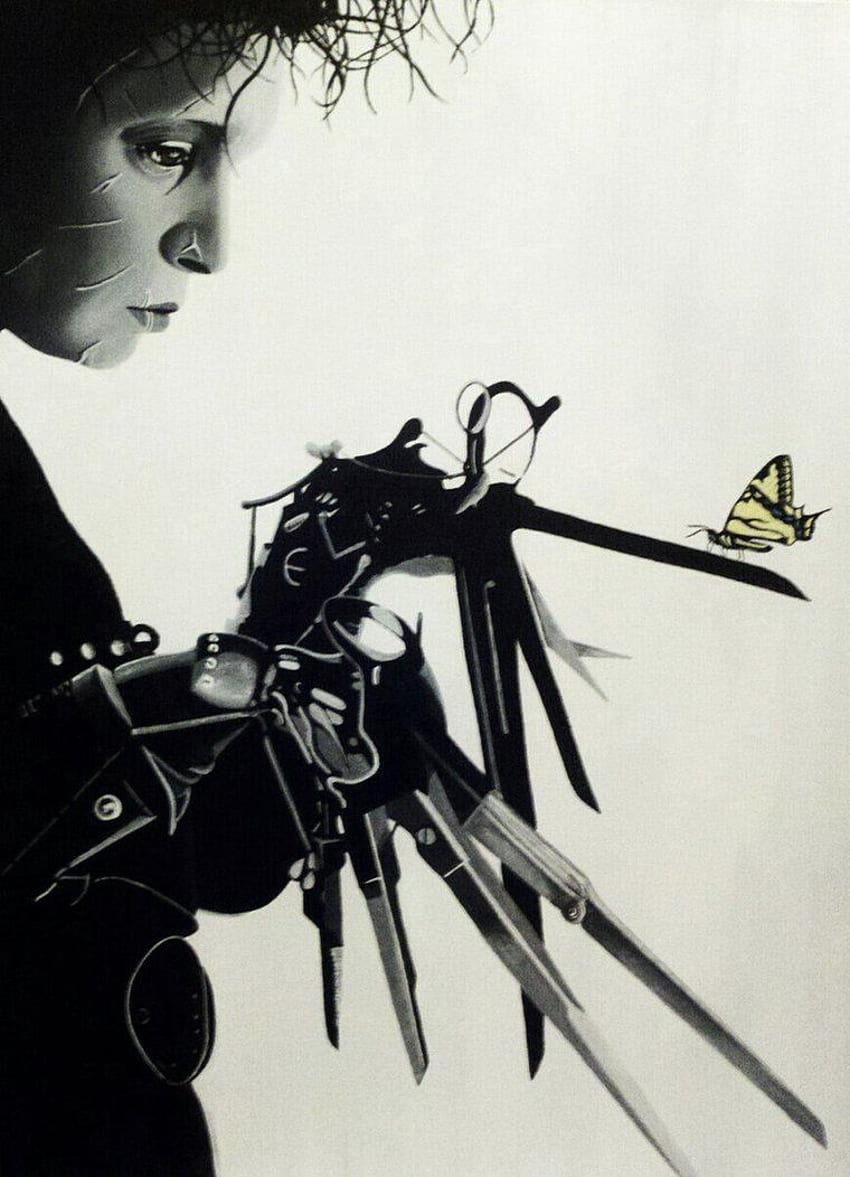 Edward Scissorhands, Tim Burton HD phone wallpaper
