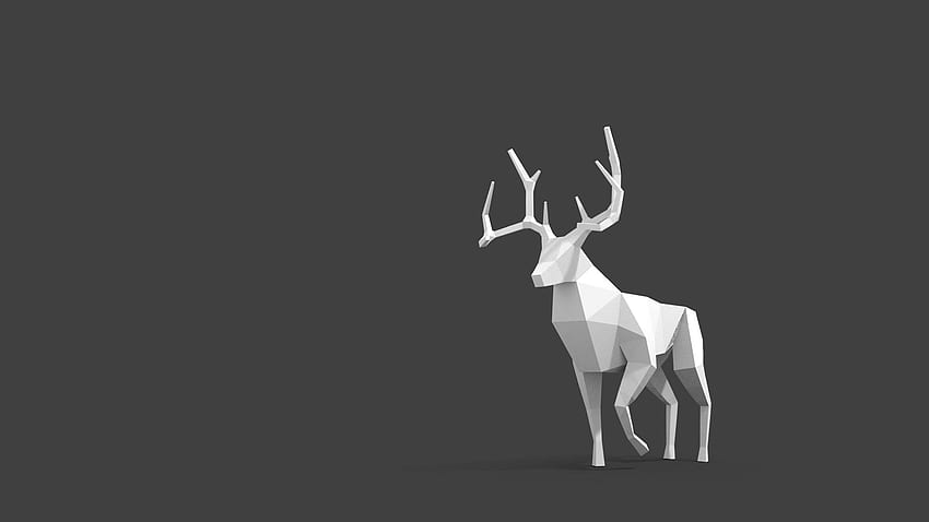 Deer, Black Deer HD wallpaper