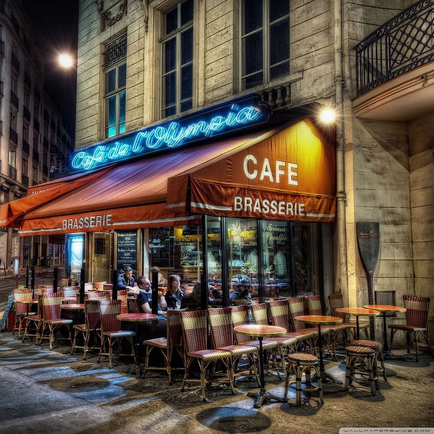 Cafe, Paris, France Ultra Background for : Tablet : Smartphone, French Cafe HD phone wallpaper