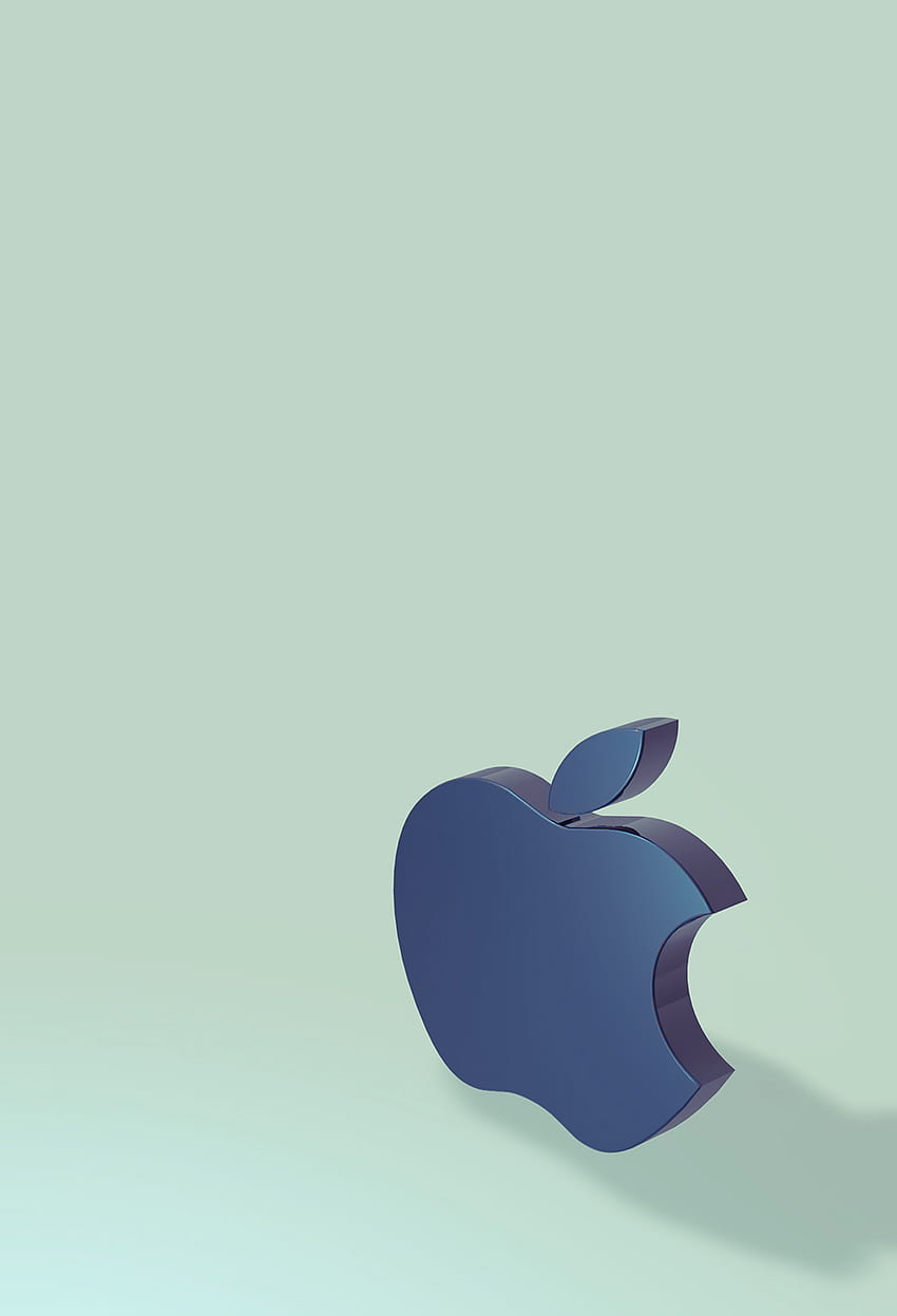 Apple ロゴ 3D for iPhone 11, Pro Max, X, 8, 7, 6 - on 3 HD電話の壁紙