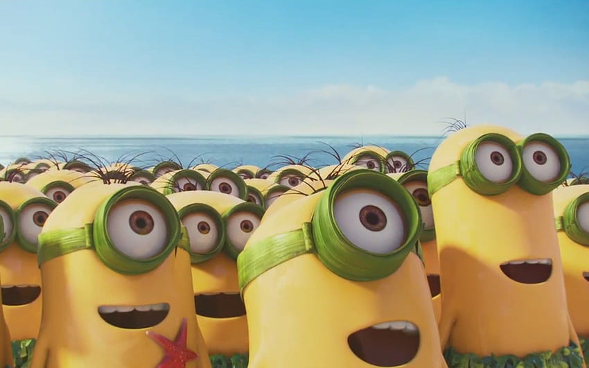 Minions, Beach, Despicable Me, 3D Animation, Funny Minions For With Resolution . High Quality HD wallpaper