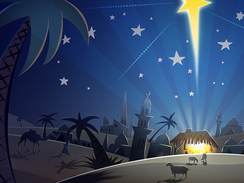 Publicaciones sobre el Antiguo Testamento en Junjun FAITHBOOK. Estrella de Belén, Pesebre de Navidad, Vive fondo de pantalla