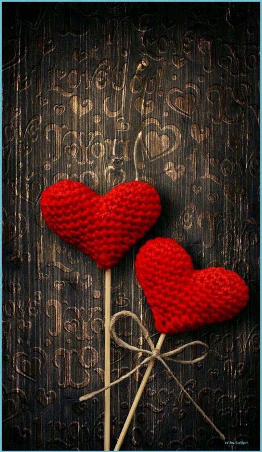 Pin By Wurth_It On , Tags & More iPhone Love - Red Heart, Black and Red Heart HD telefon duvar kağıdı