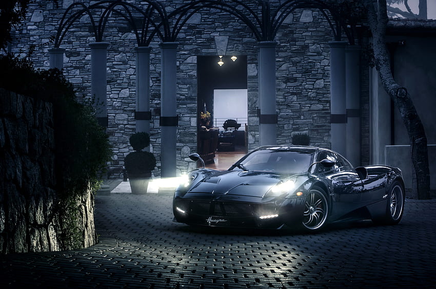 Lampu depan, Pagani Huayra, mobil sport Wallpaper HD