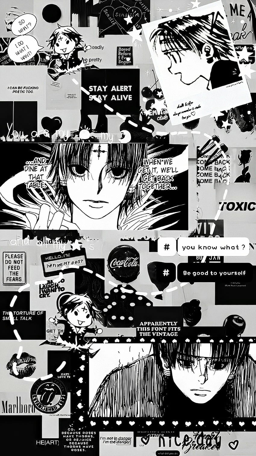 Chrollo lucilfer Lockscreen edit - HxH (better quality) in 2020. Cute anime , Anime iphone, Abstract iphone, Manga Collage HD phone wallpaper