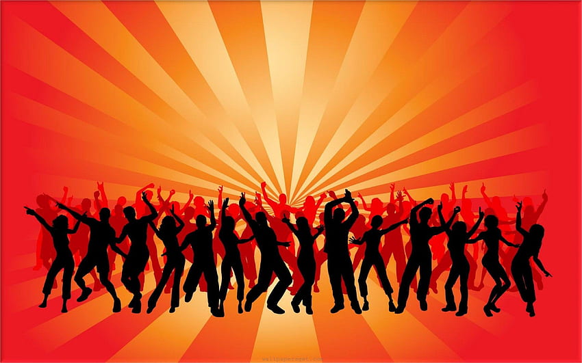 Fundo de música discoteca para meninas e meninos dança discoteca 3840х2400 papel de parede HD