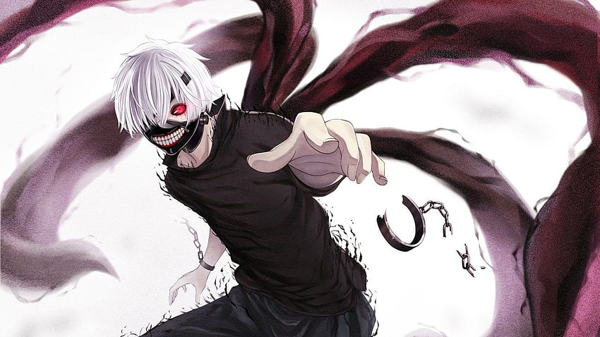 Tokyo Ghoul Group , Anime Red HD wallpaper