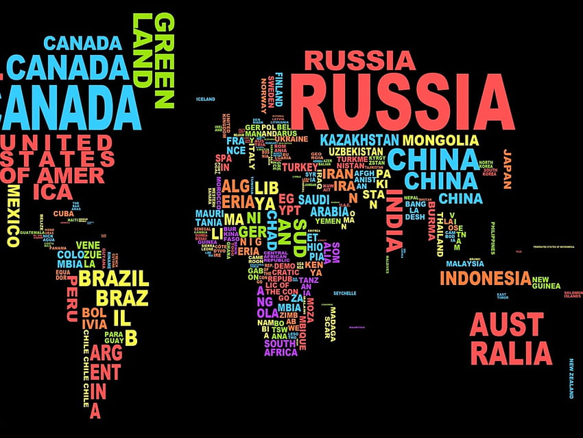 Country Name World Map - Windows, Cool World Map HD wallpaper