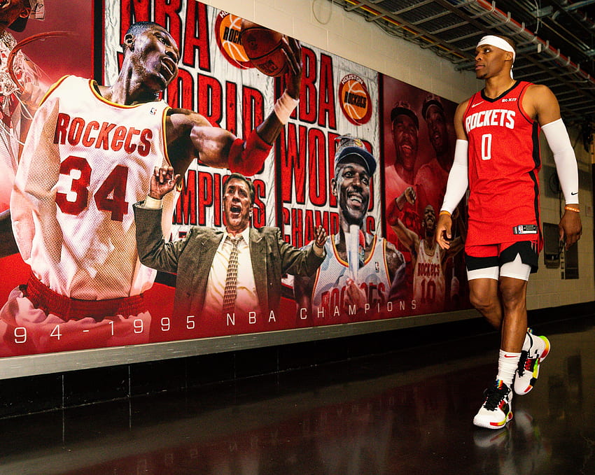 : เปิดตัว Westbrook, Russell Westbrook Houston Rockets วอลล์เปเปอร์ HD