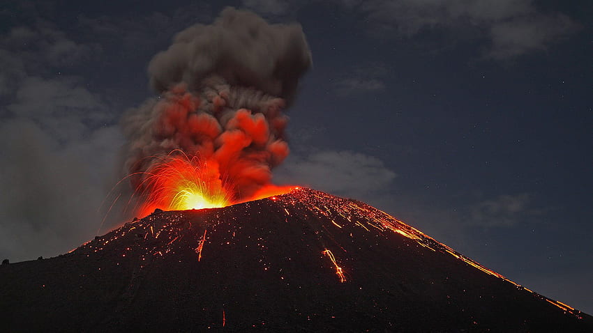 Vicious volcanoes HD wallpaper