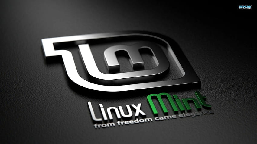 Linux Mint, Dark Linux Mint Sfondo HD