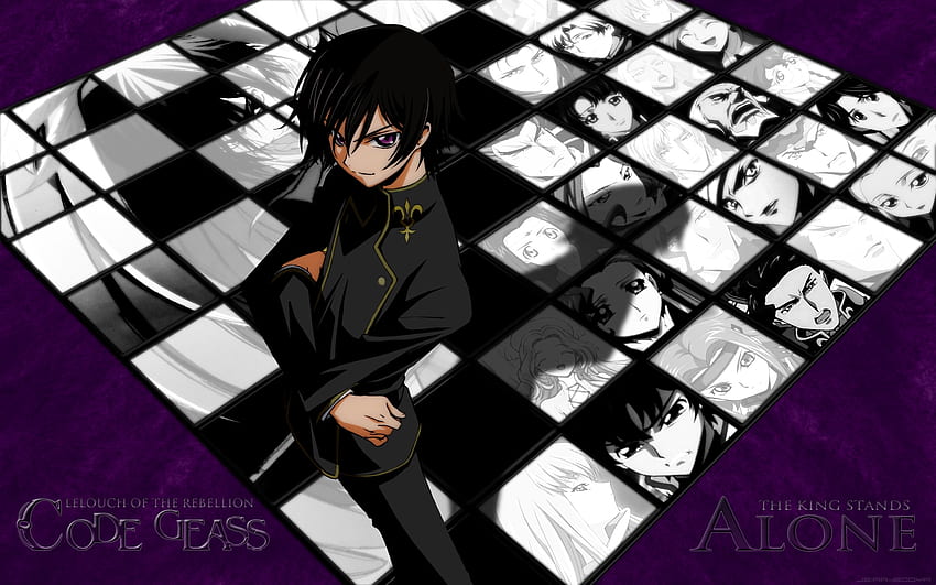 Code Geass Lamperouge Lelouch Schachbrett – Anime Code Geass HD-Hintergrundbild
