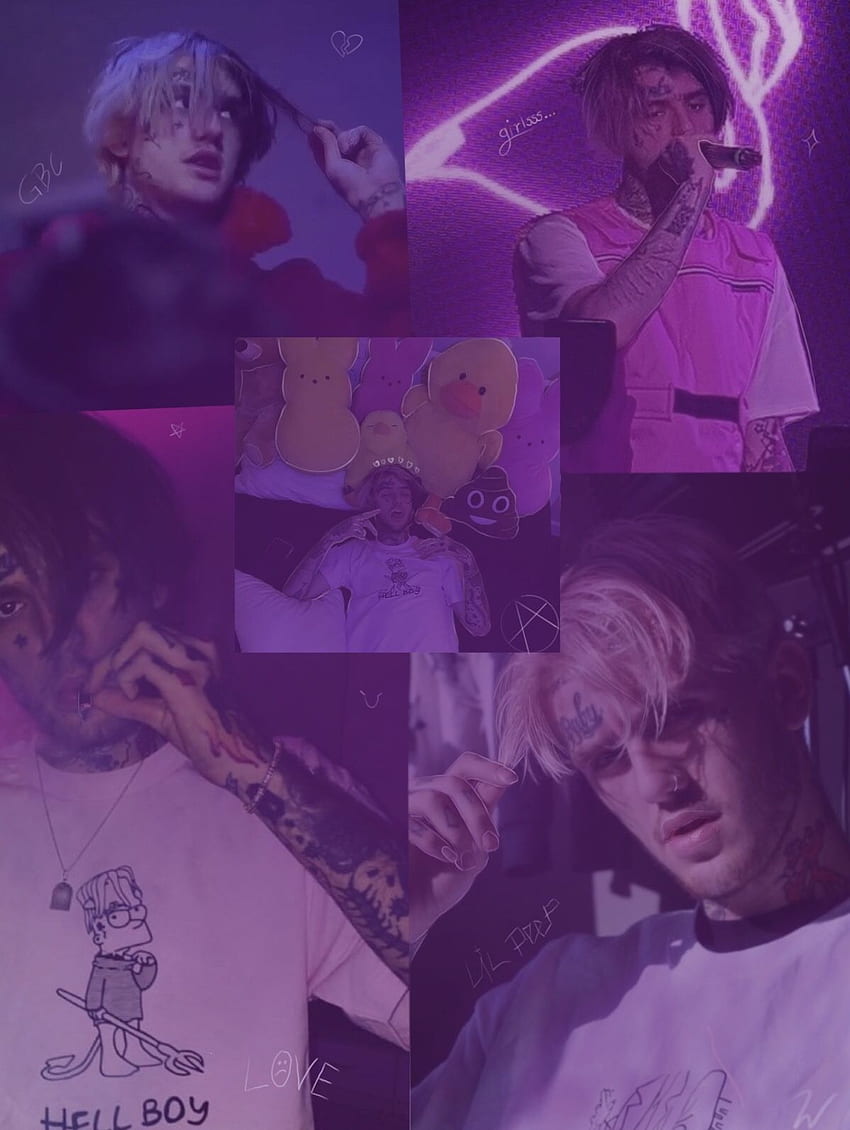 Kleiner Piep. Lil Peep Beamerboy, Lil Peep Hellboy, Neon-Ästhetik HD-Handy-Hintergrundbild