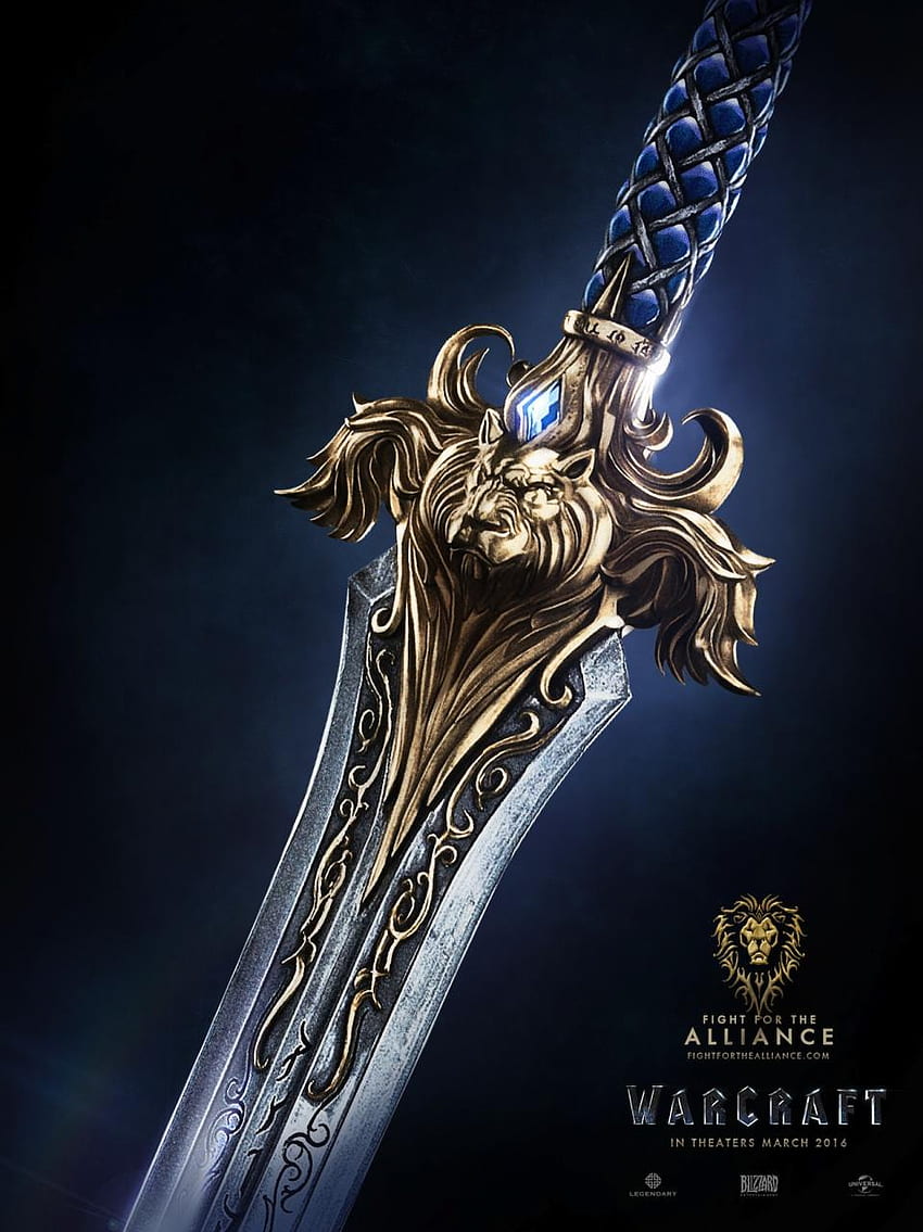 Warcraft Movie Alliance Poster - Wow Alliance Schwert - -, World of Warcraft Alliance HD-Handy-Hintergrundbild