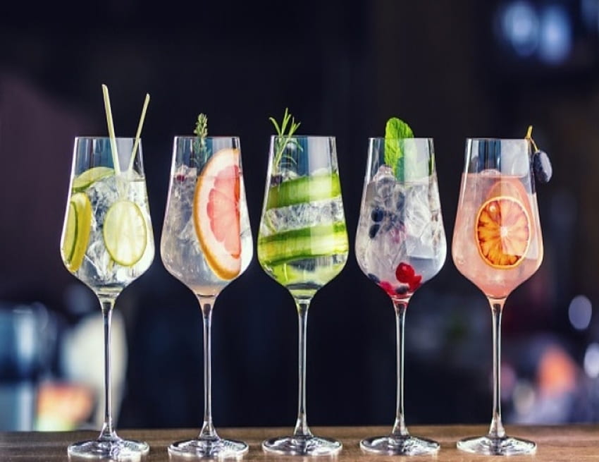 Cocktails, Fruits, Glasses, Drinks HD wallpaper | Pxfuel