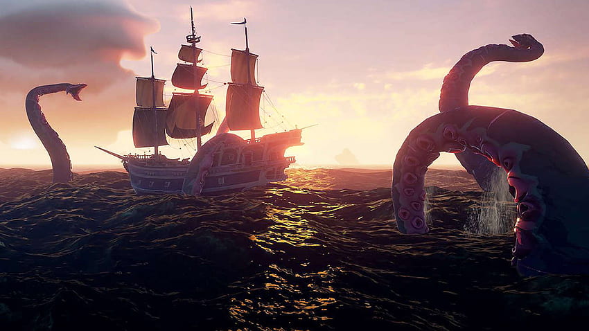 Sea of Thieves Kraken Guide - How to Find the Kraken Location, How to Defeat the Kraken HD wallpaper