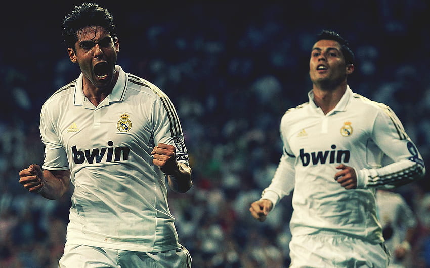 kaka, Cristiano, Ronaldo, Football, Stars, Real, Madrid, Cf / and Mobile Background HD wallpaper