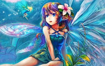 Fairy Elf Angel Anime Duende, Fairy, cg Artwork, elf, fashion Illustration  png | PNGWing