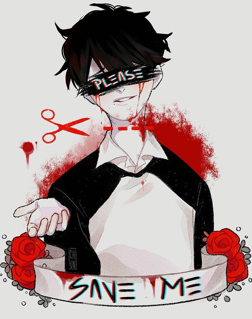 2560x1440px, 2K Free download | Bloody Anime, Scary Anime Boy HD phone ...