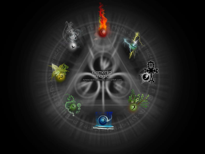 Magic Circle, Magic Symbols HD wallpaper