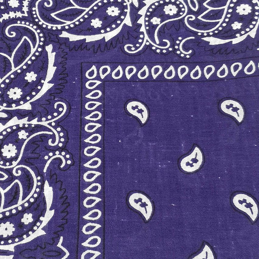 Bandanas. Purple Paisley Cotton Bandana Mens & Womens, Purple Bandana HD phone wallpaper