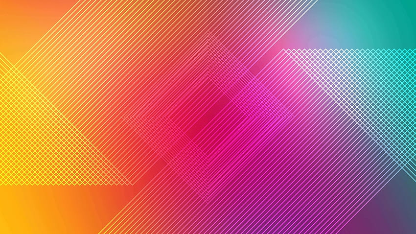 Multicolore, abstrait, lignes, motif Fond d'écran HD