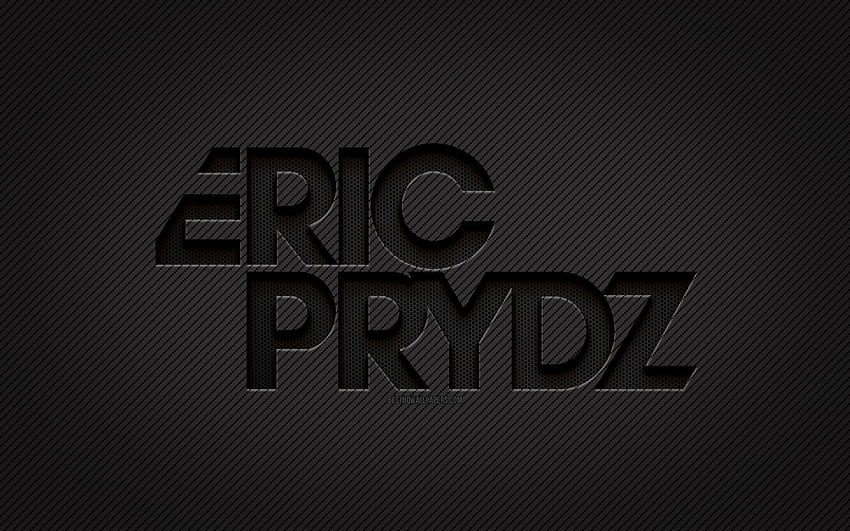 Eric Prydz carbon logo, , Swedish DJs, Cirez D, grunge art, carbon background, creative, Eric Prydz black logo, Eric Sheridan Prydz, music stars, Eric Prydz logo, Eric Prydz HD wallpaper