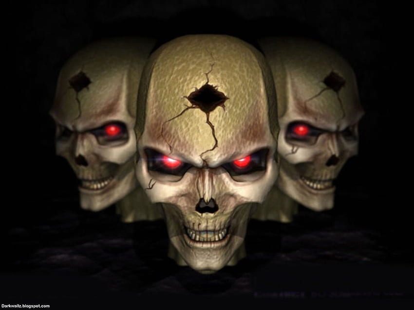 Skull, Goth Skull HD wallpaper