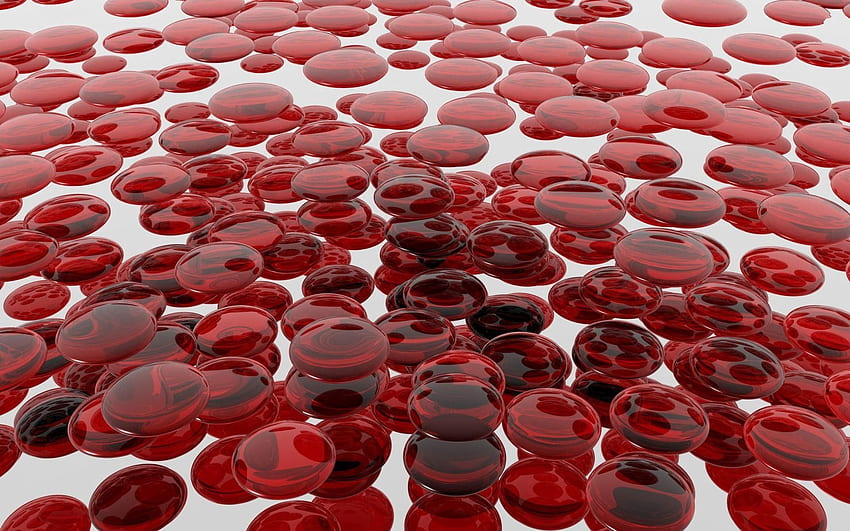 Darah, 3D, Permukaan, Bentuk, Sel Wallpaper HD