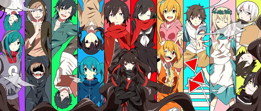  Mekakucity Actors Anime Fabric Wall Scroll Poster (16x22)  Inches [ACT]-Mekakucity-32: Home & Kitchen