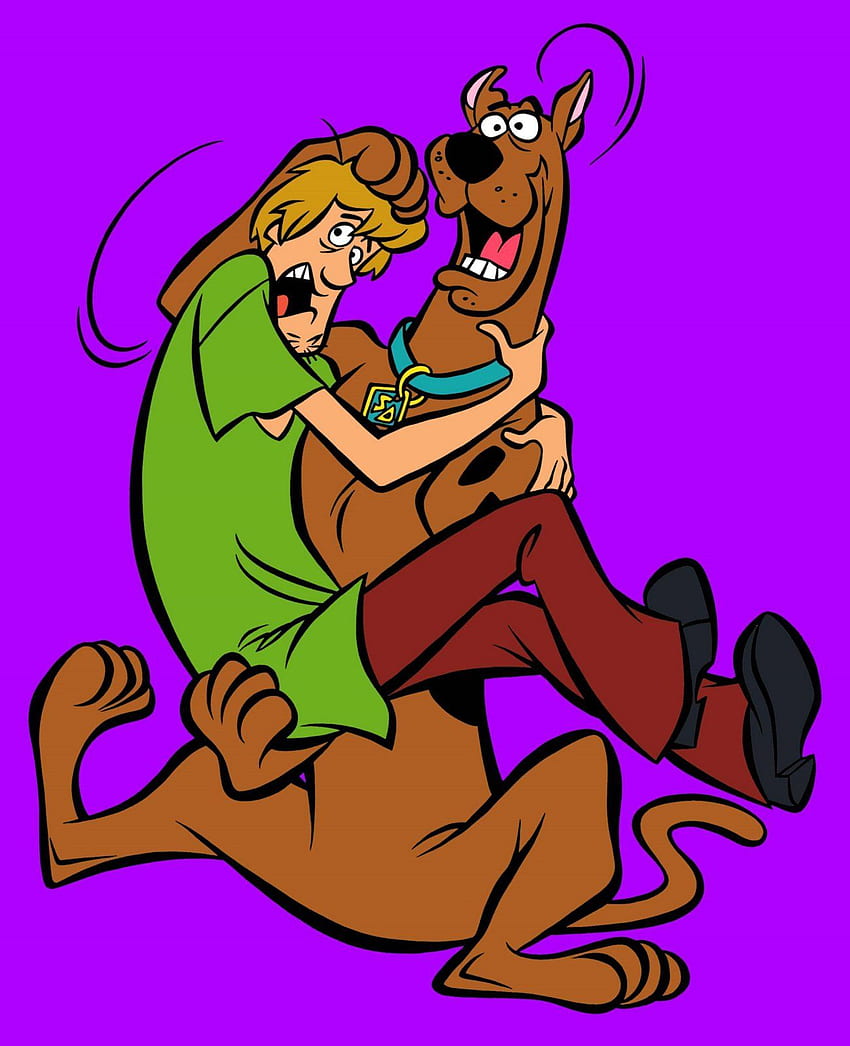 Layar lebar Shaggy dan Scooby Doo untuk iPhone wallpaper ponsel HD