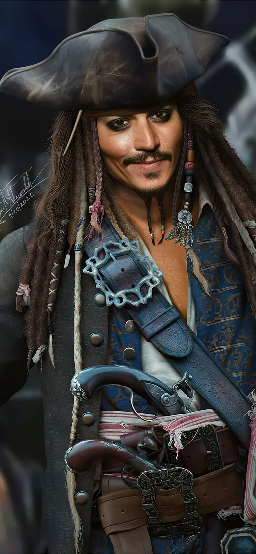 Best Digital art iPhone X, Jack Sparrow HD phone wallpaper | Pxfuel