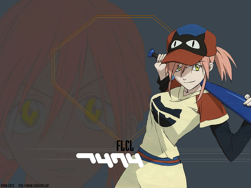 Haruko Haruhara, dummer Cooly, Anime, Baseballtrikot, Haruko HD-Hintergrundbild