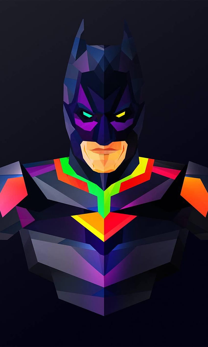 Batman Neon, Neon-Superheld HD-Handy-Hintergrundbild