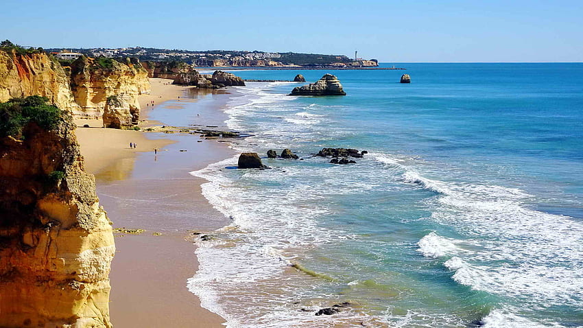 Die erstaunliche Algarve-Küste geführt HD-Hintergrundbild