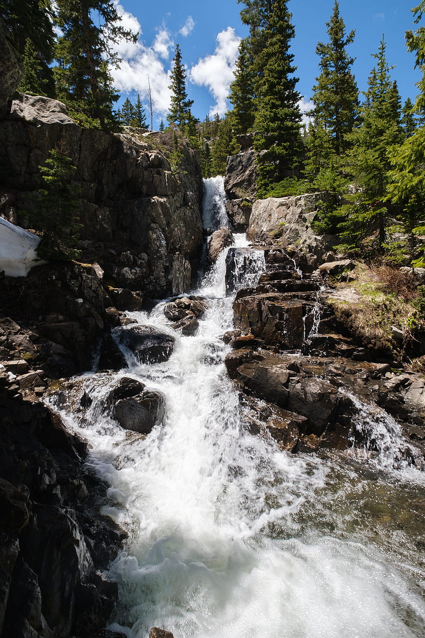Nature, Water, Stones, Rocks, Waterfall, Flow, Stream HD phone wallpaper