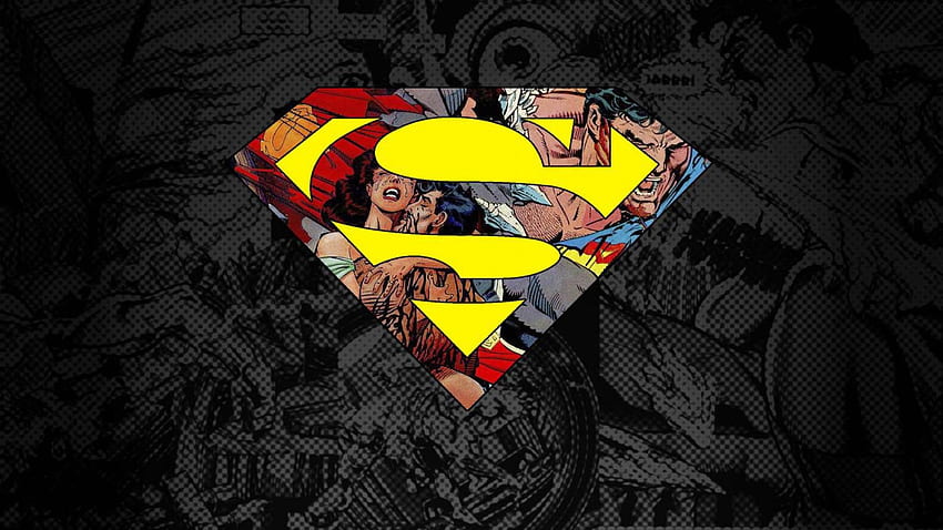 Супермен символ HD тапет