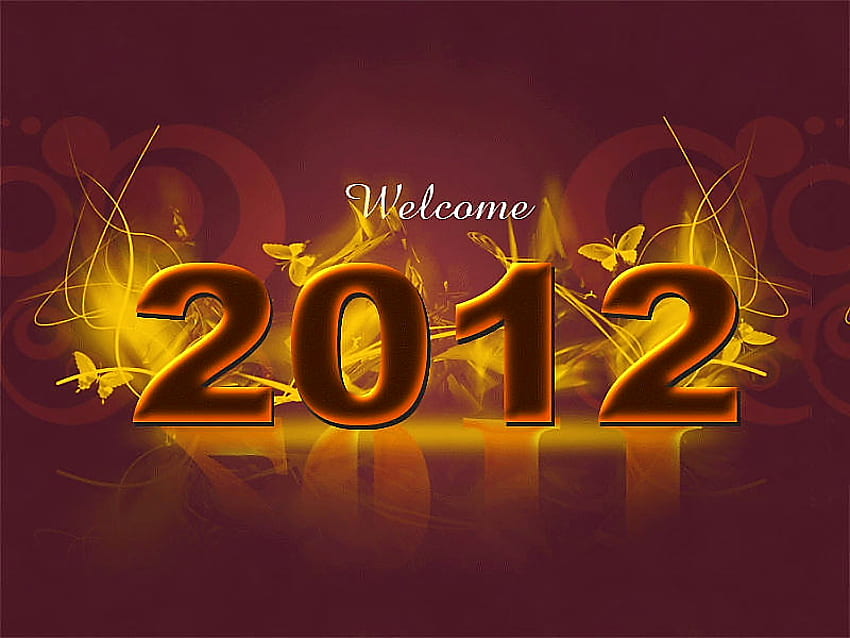 Selamat Tahun Baru 2012,, tahun, 2012, selamat datang, violet, natal, januari, baru, tekstur, tahun baru, selanjutnya Wallpaper HD