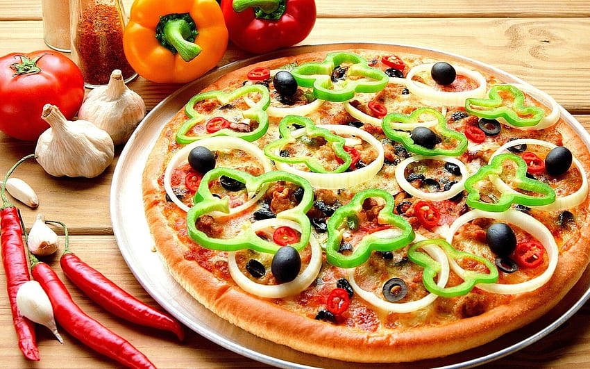 Makanan, Pizza Wallpaper HD