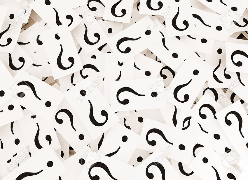 Wallpaper Blue Question Marks Stock Photo 83293894  Shutterstock