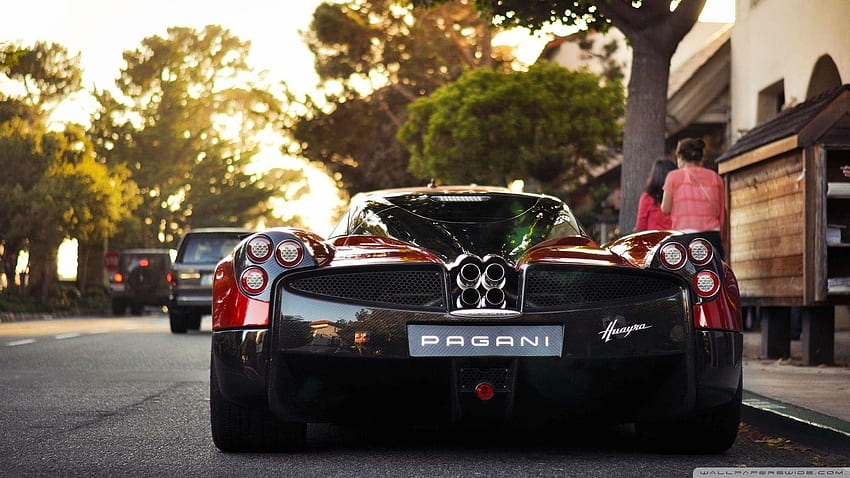 Pagani Huayra, Pagani Huayra Red HD wallpaper