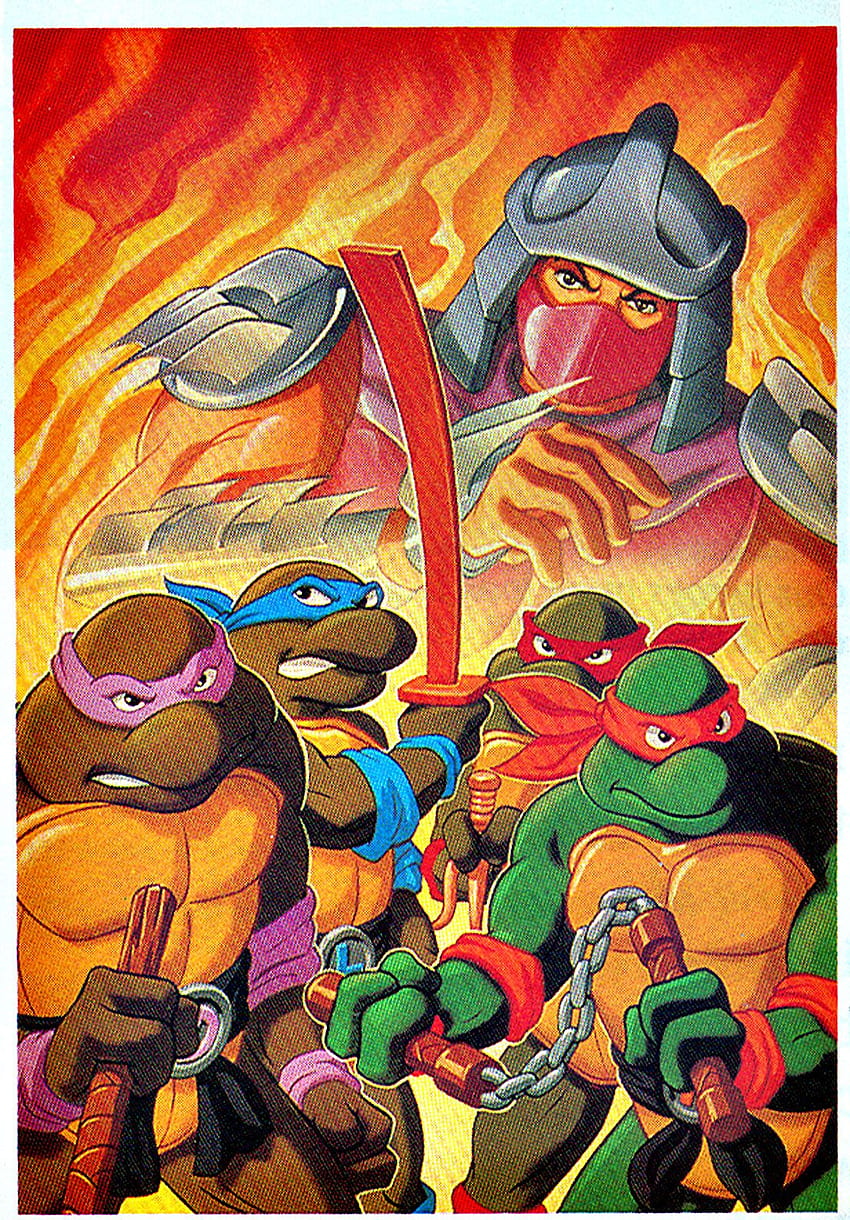 Wojownicze Żółwie Ninja (serial telewizyjny z 1987 r.), Klasyczne Żółwie Ninja Tapeta na telefon HD