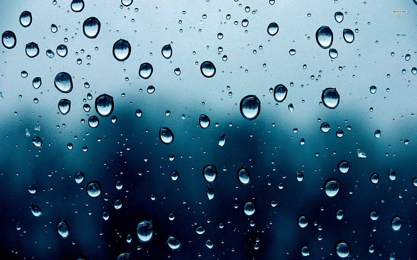 Krople Deszczu, Krople Deszczu Na Szkle Tapeta HD