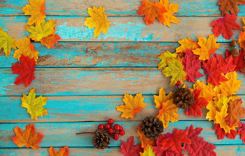 autumn, leaves, background, tree, colorful, vintage, wood, background, autumn, leaves, maple for , section текстуры - HD wallpaper