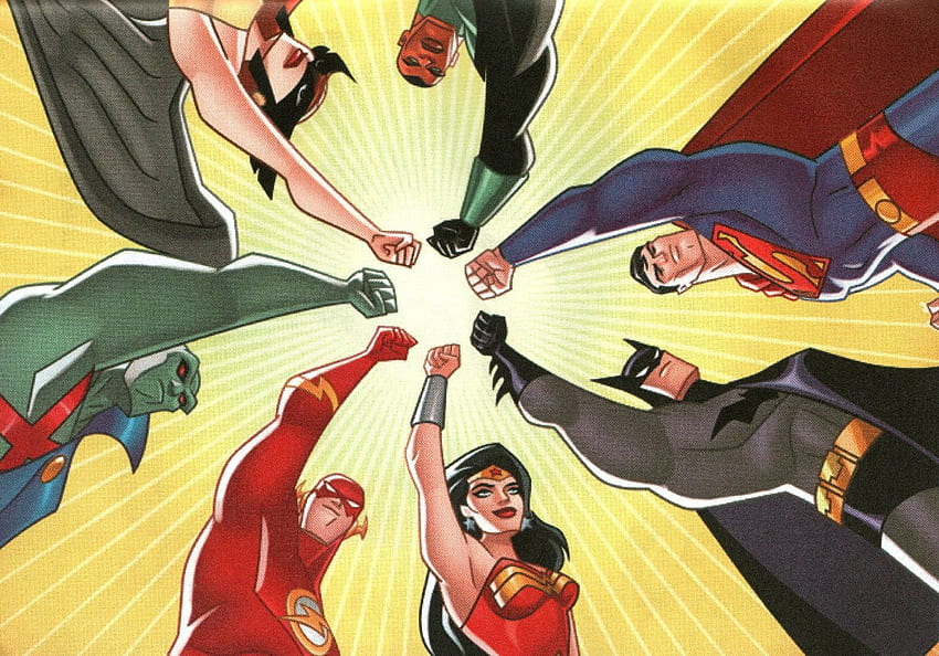 Batman DC Comics Superman The Flash Mulher Maravilha - /. Liga da justiça animada, Liga da justiça ilimitada, Heróis de quadrinhos papel de parede HD